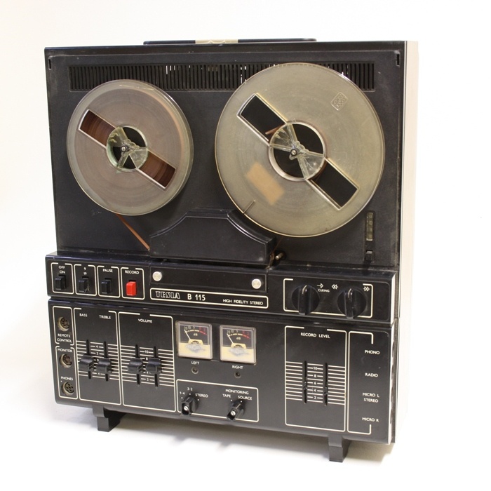 Tonbandgerät Tesla B 116 Stereo davon Geräteschalter Spulen usw S62