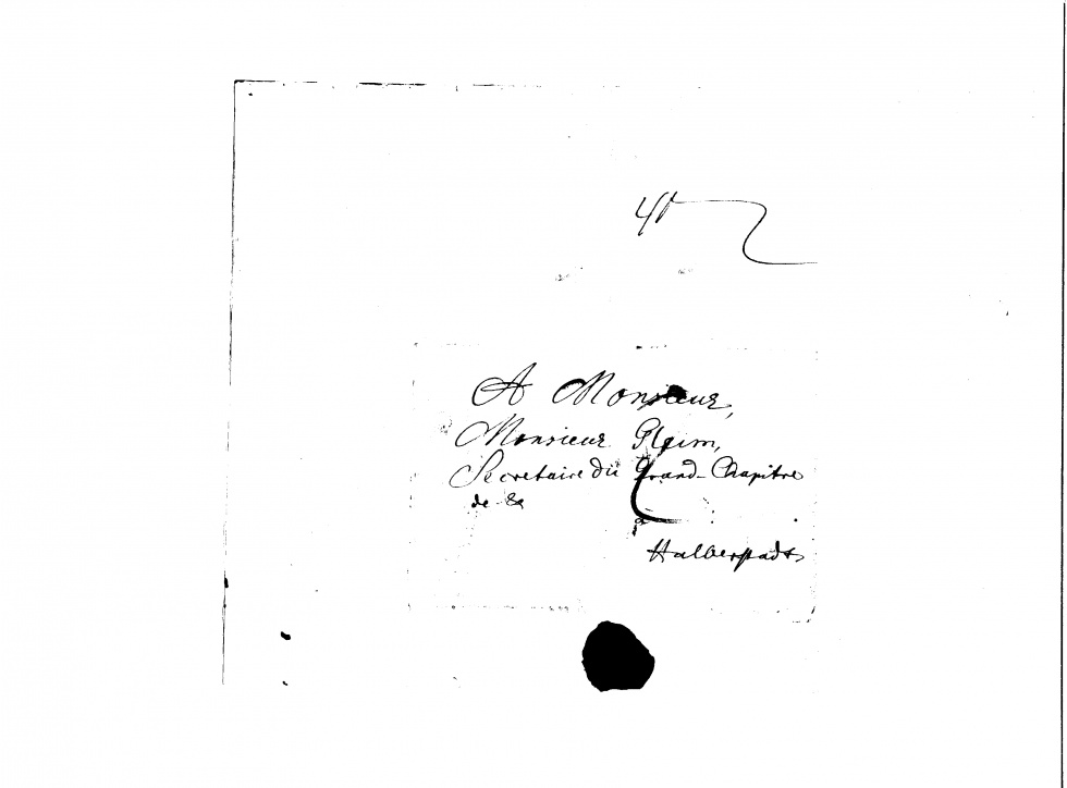 Brief Ramlers an Gleim, 8. Juli 1748 (Gleimhaus Halberstadt CC BY-NC-SA)