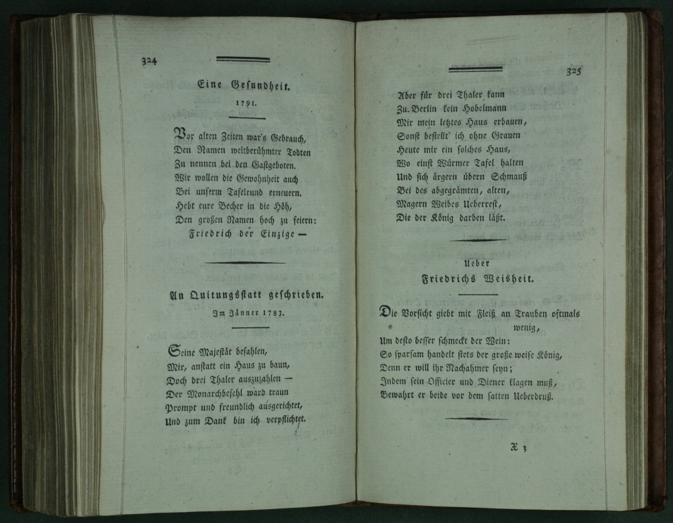 An Quitungsstatt geschrieben. Im Jänner 1783 (Gleimhaus Halberstadt CC BY-NC-SA)