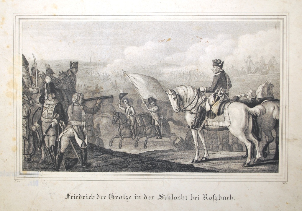 Friedrich der Große in der Schlacht bei Roßbach (Kulturhistorisches Museum Schloss Merseburg CC BY-NC-SA)