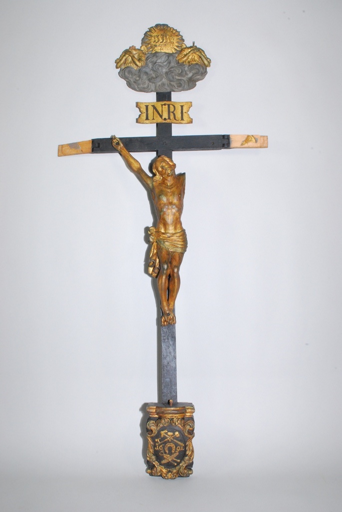 Kruzifix der Merseburger Hufschmiedeinnung (Kulturhistorisches Museum Schloss Merseburg CC BY-NC-SA)
