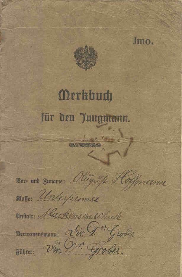Merkbuch für den Jungmann (Kreismuseum Bitterfeld CC BY-NC-SA)