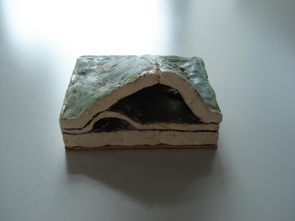 Modell einer Quellungshöhle (Ortsgeschichtliche Sammlung Walkenried CC BY-SA)