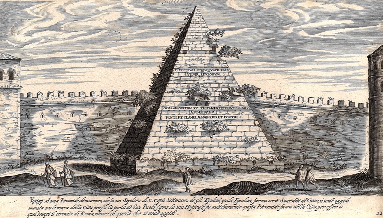 Cestius-Pyramide (Winckelmann-Museum Stendal CC BY-NC-SA)