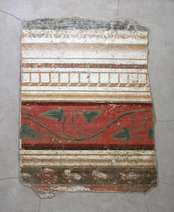 Fragment einer römischen Freskomalerei (Winckelmann-Museum Stendal CC BY-NC-SA)