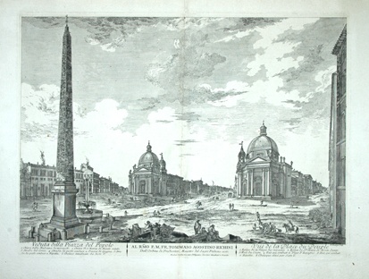 Veduta della Piazza del Popolo (Winckelmann-Museum Stendal CC BY-NC-SA)