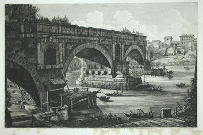 Ponte Rotto (Aemilius-Brücke) in Rom (Winckelmann-Museum Stendal CC BY-NC-SA)