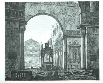 Ruine der Kirche Paolo fuori le Mura in Rom (Winckelmann-Museum Stendal CC BY-NC-SA)