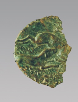 Fragment eines Zierbleches mit Jagdszene (Winckelmann-Museum Stendal CC BY-NC-SA)