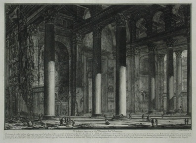 Pantheon, Inneres der Vorhalle (Winckelmann-Museum Stendal CC BY-NC-SA)