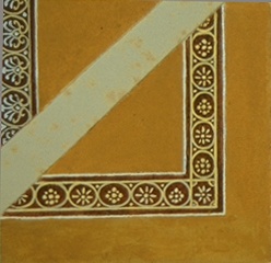 Eckstück von Filigranborte, früher 4. Stil, gelbgrundig (Winckelmann-Museum Stendal CC BY-NC-SA)