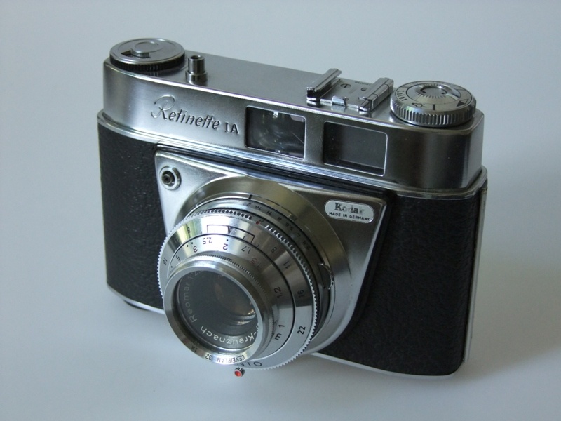 Fotoapparat Kodak Retinette IA (Industrie- und Filmmuseum Wolfen CC BY-NC-SA)