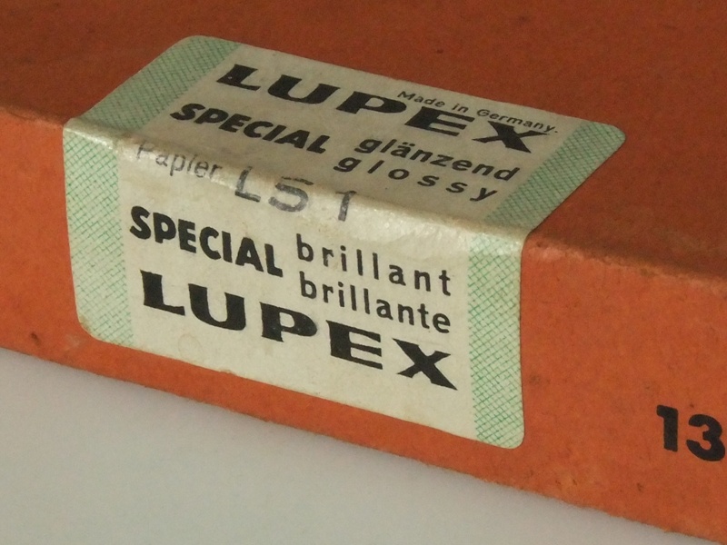 s/w Fotopapier Agfa Lupex Special (Industrie- und Filmmuseum Wolfen CC BY-NC-SA)
