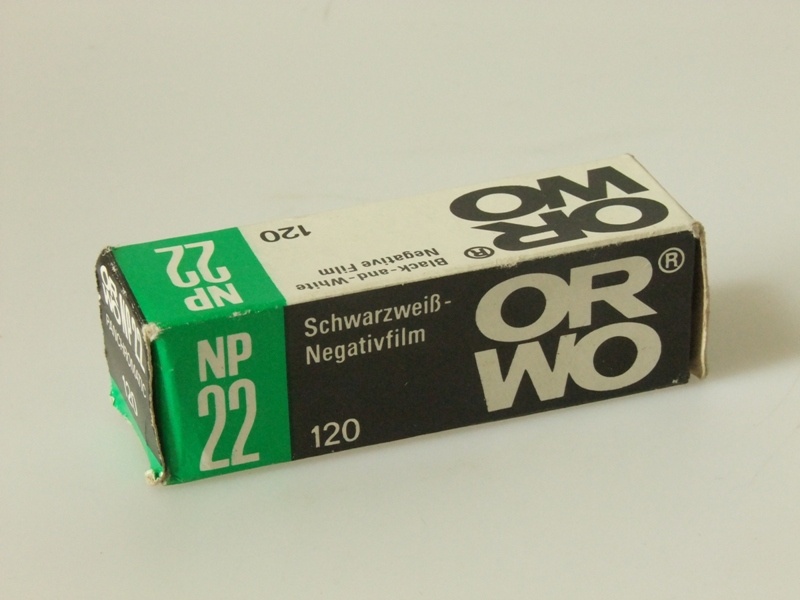 S/W Negativfilm ORWO NP 20,  120er Rollfilm (Industrie- und Filmmuseum Wolfen CC BY-NC-SA)