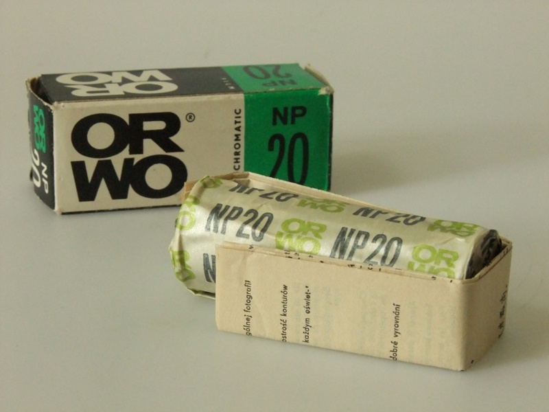 S/W Negativfilm ORWO NP 20,  120er Rollfim (Industrie- und Filmmuseum Wolfen CC BY-NC-SA)