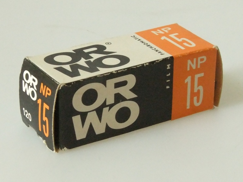 S/W Negativfilm ORWO NP 15,  120er Rollfilm (Industrie- und Filmmuseum Wolfen CC BY-NC-SA)