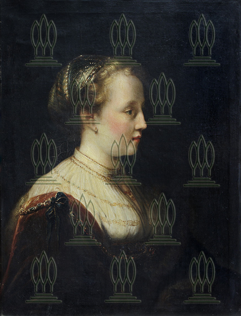 Brustbild einer jungen Frau (Kulturstiftung Dessau-Wörlitz CC BY-NC-SA)