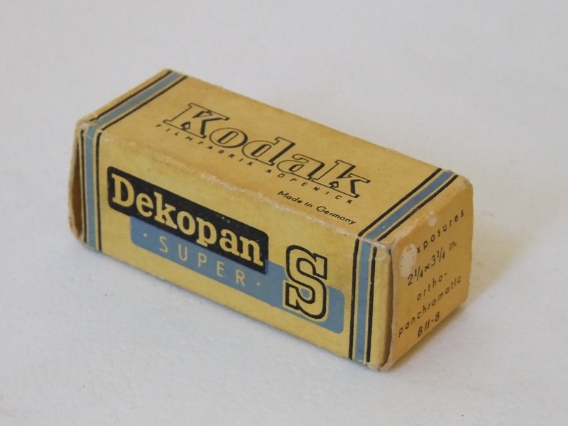 S/W Negativfilm Kodak Dekopan Super S (Industrie- und Filmmuseum Wolfen CC BY-NC-SA)