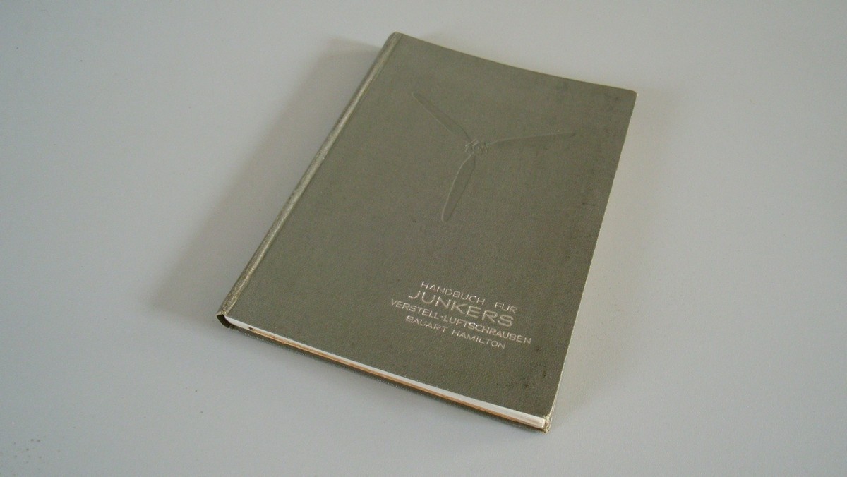 Handbuch für Junkers Verstell-Luftschrauben (Heimatmuseum Alten CC BY-NC-SA)