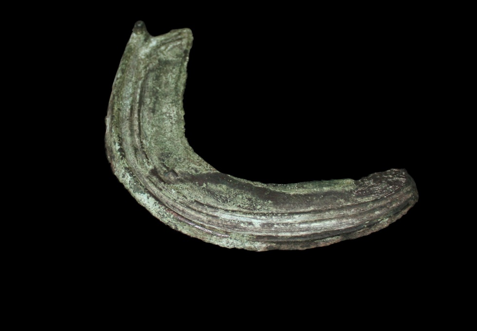 Bronzene Knopfsichel (Heimatmuseum Osterwieck CC BY-NC-SA)