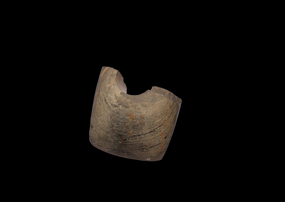 Fragment eines Steingerätes (Heimatmuseum Osterwieck CC BY-NC-SA)