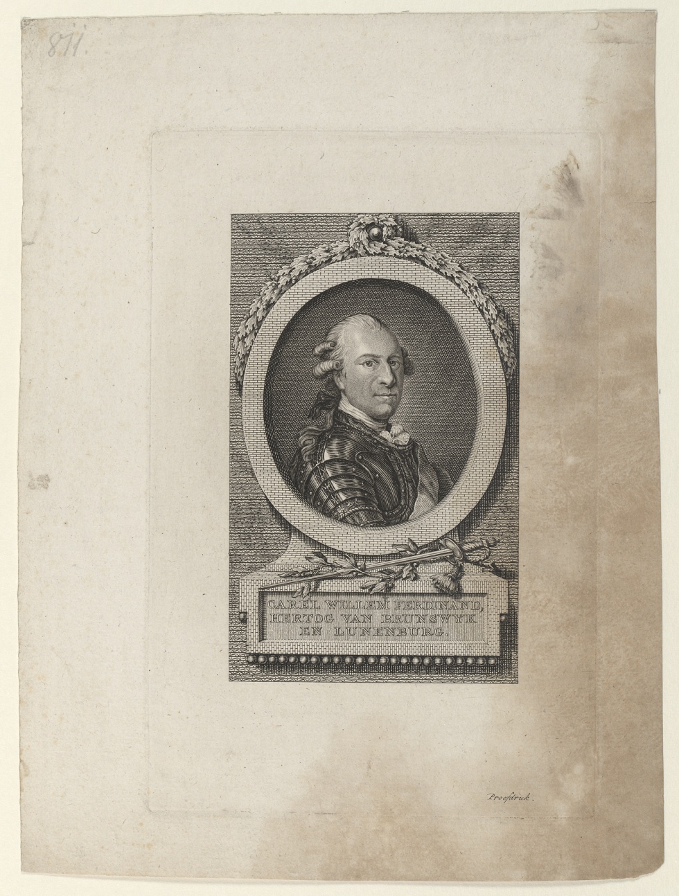 Bildnis des Carel Willem Ferdinand, Hertog van Brunswyk en Lunenburg (Gleimhaus Halberstadt CC BY-NC-SA)