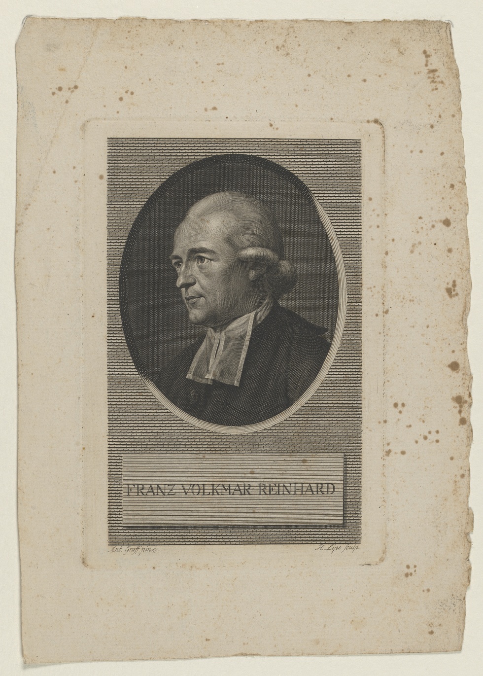 Bildnis des Franz Volkmar Reinhard (Gleimhaus Halberstadt CC BY-NC-SA)
