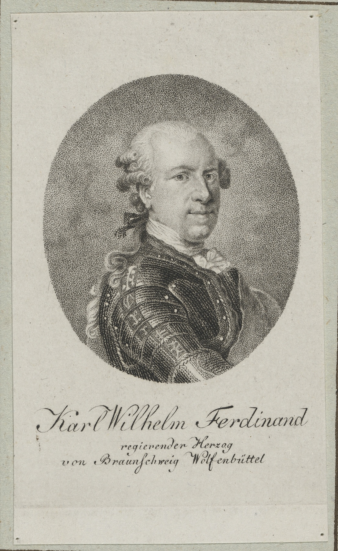 Bildnis des Karl Wilhelm Ferdinand, Herzog von Braunschweig-Lüneburg-Wolfenbüttel (Gleimhaus Halberstadt CC BY-NC-SA)