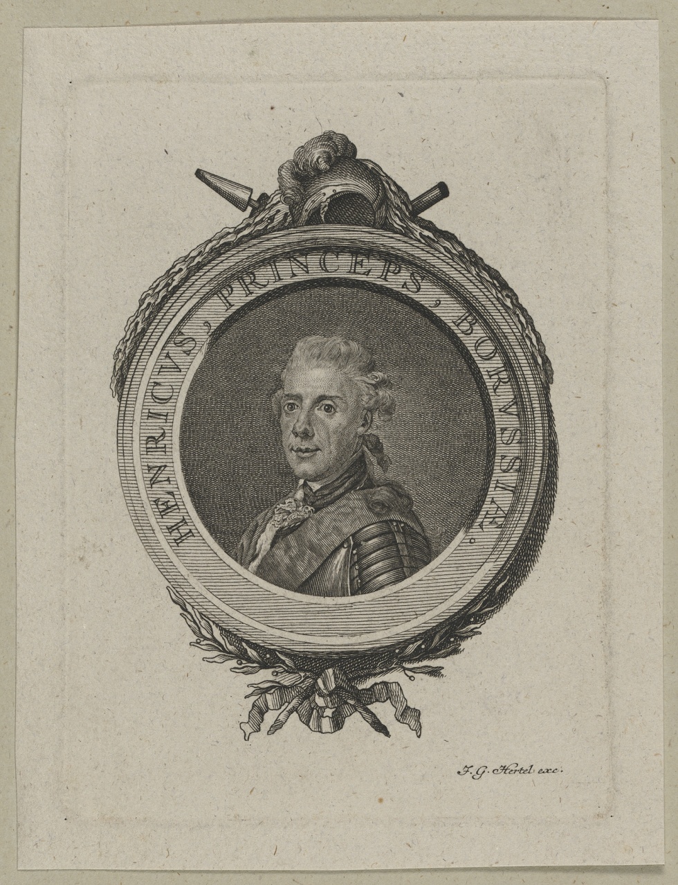 Bildnis des Friedrich Heinrich Ludwig, Prinz von Brandenburg-Preußen (Gleimhaus Halberstadt CC BY-NC-SA)