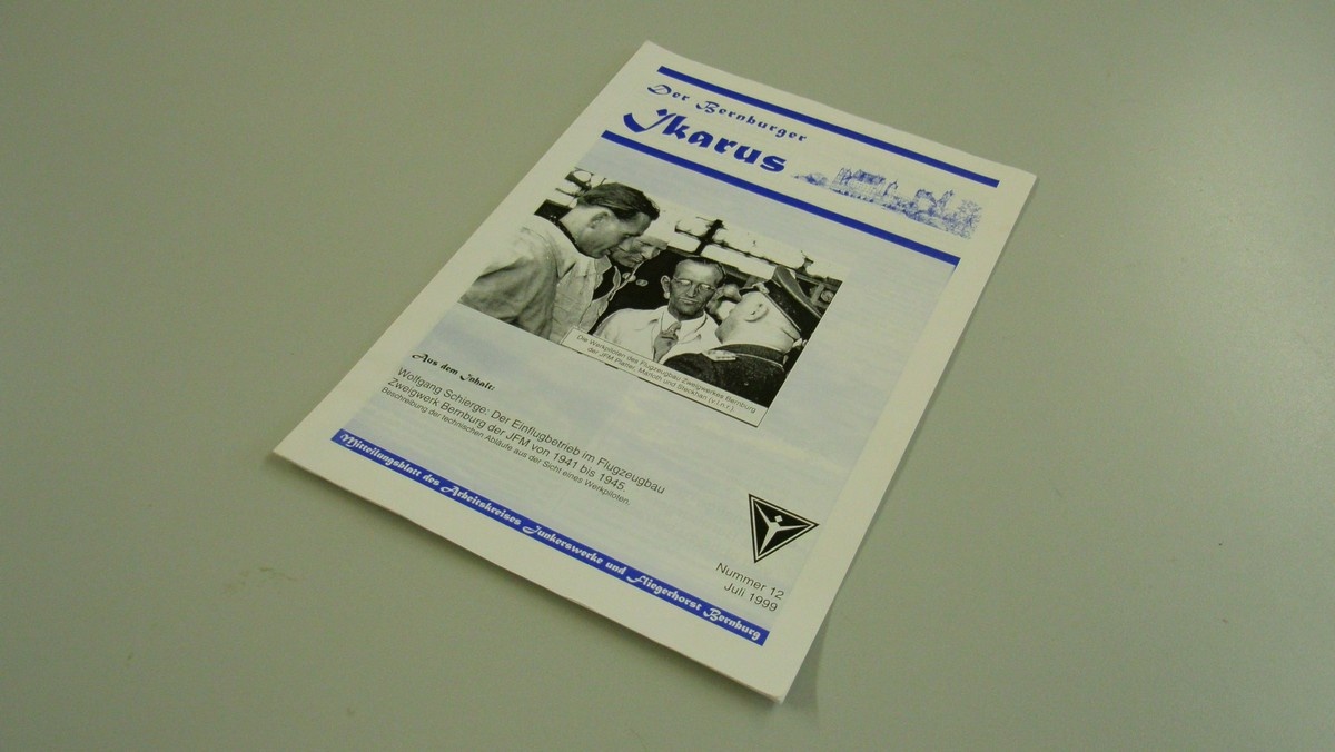 Der Bernburger Ikarus Heft 12 Juli 1999 (Heimatmuseum Alten CC BY-NC-SA)