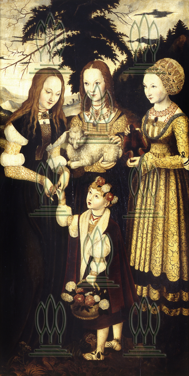 Die Heiligen Dorothea, Agnes und Kunigunde (Kulturstiftung Dessau-Wörlitz CC BY-NC-SA)