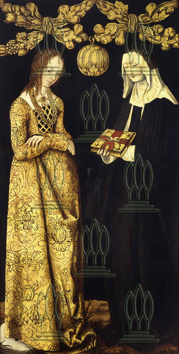 Die Heilige Christina und Ottilia (Kulturstiftung Dessau-Wörlitz CC BY-NC-SA)