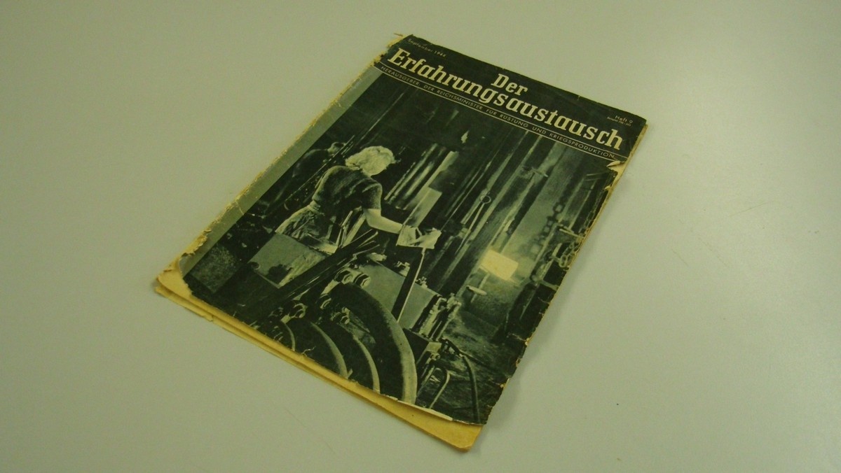 Der Erfahrungsaustausch Heft 9 September 1944 (Heimatmuseum Alten CC BY-NC-SA)