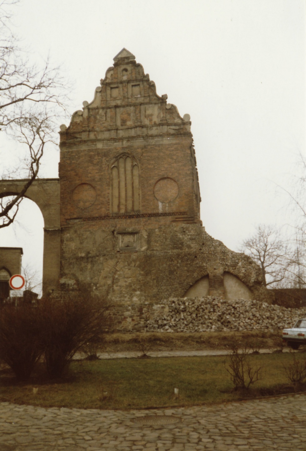 Ostfassade der Schlosskapelle in Wolmirstedt (Museum Wolmirstedt RR-F)