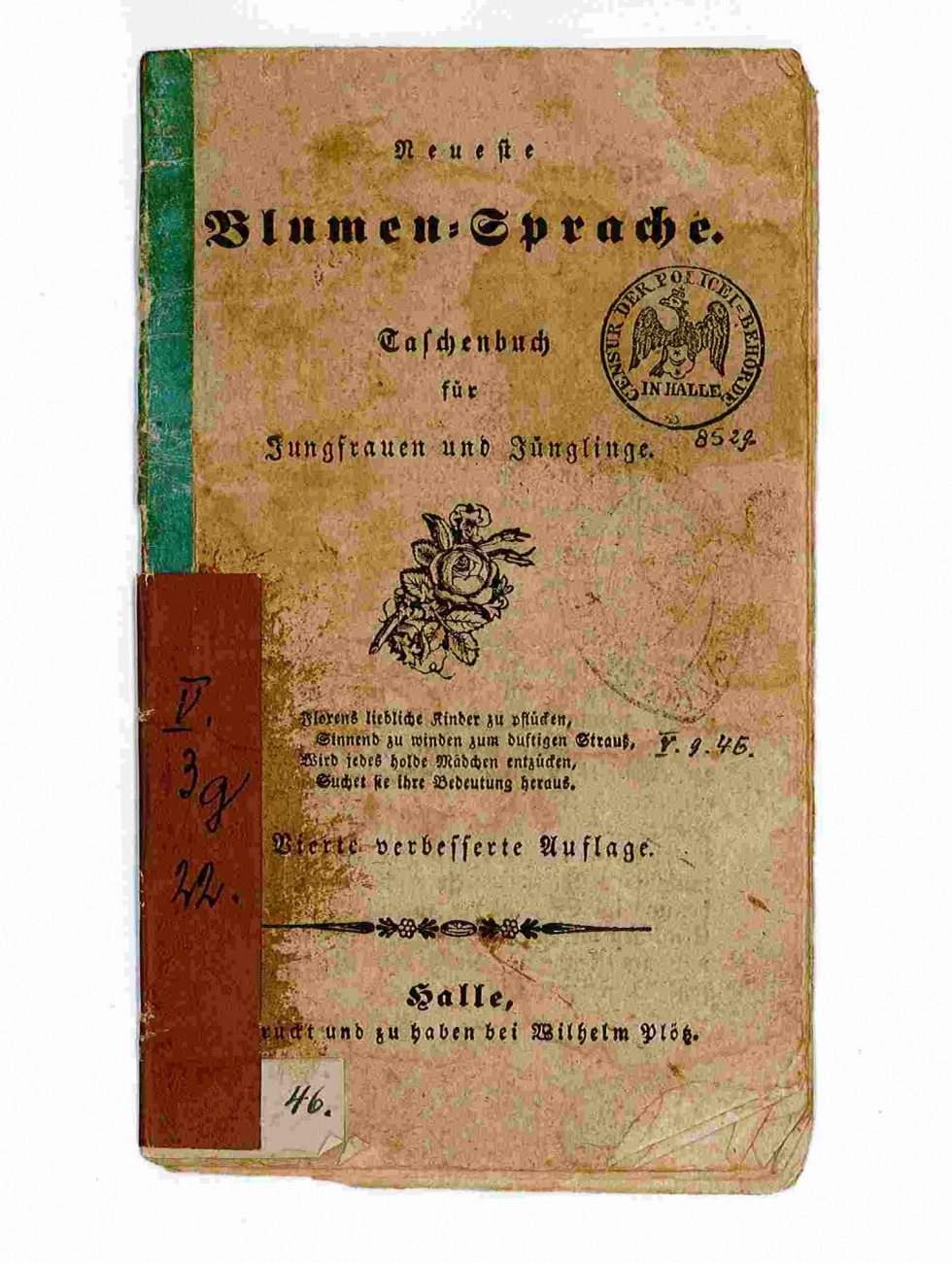 Neueste Blumen-Sprache. Taschenbuch für Jungfrauen und Jünglinge. (Museum Schloss Moritzburg Zeitz CC BY-NC-SA)