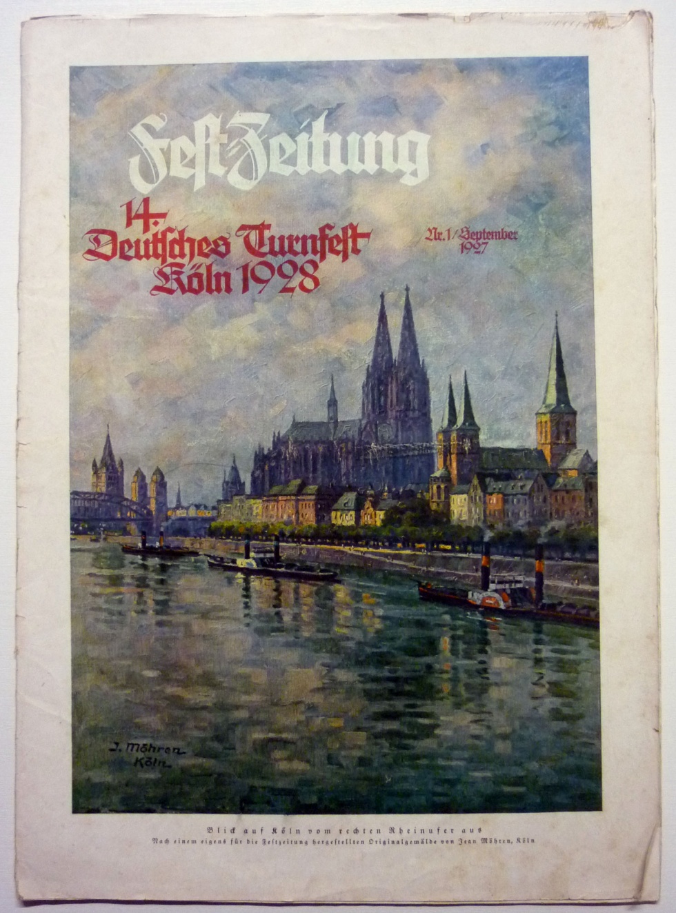 Festzeitung Nr. 1 / September 1927 (Museum Wolmirstedt RR-F)