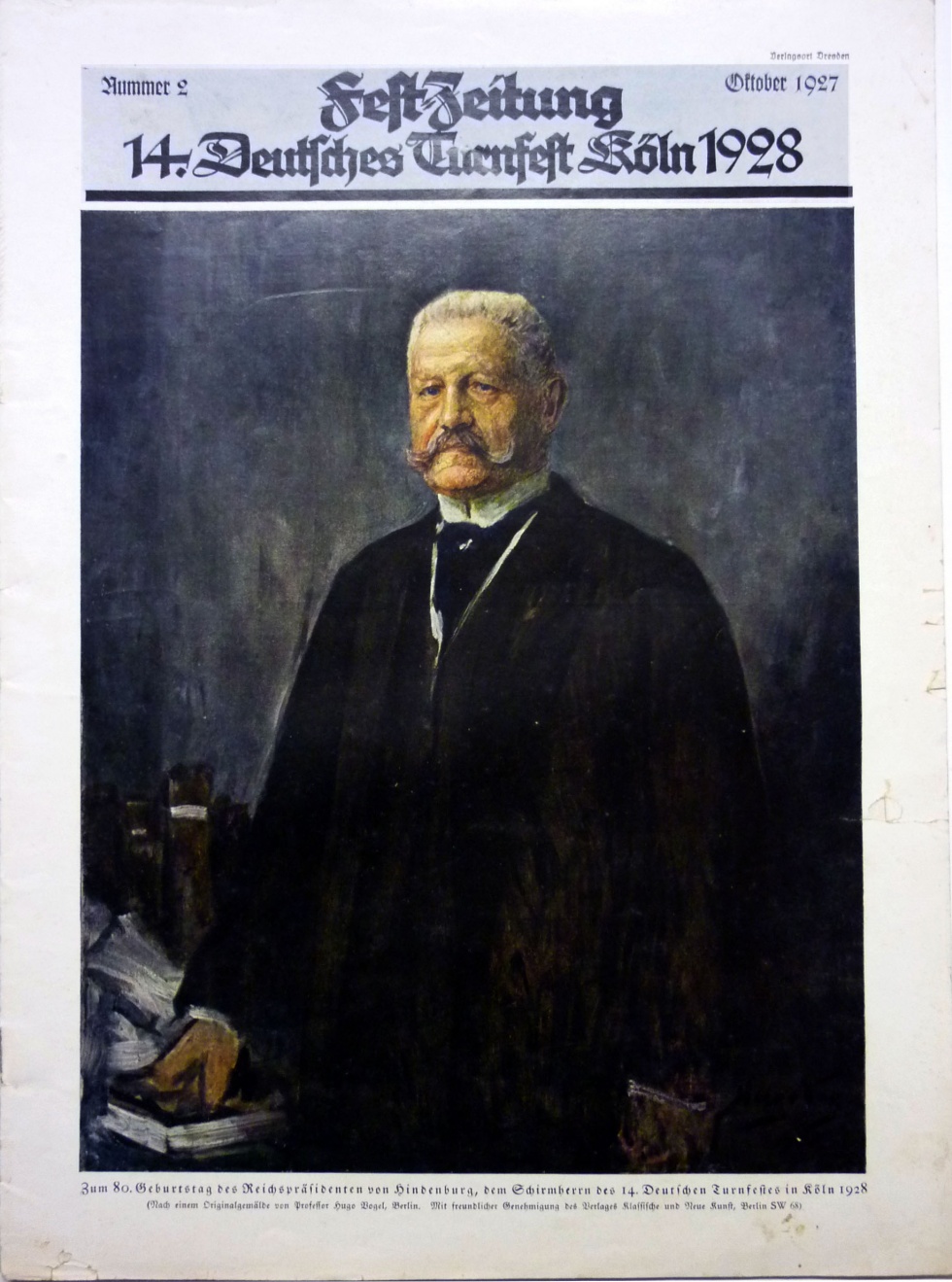 Festzeitung Nr. 2 / Oktober 1927 (Museum Wolmirstedt RR-F)