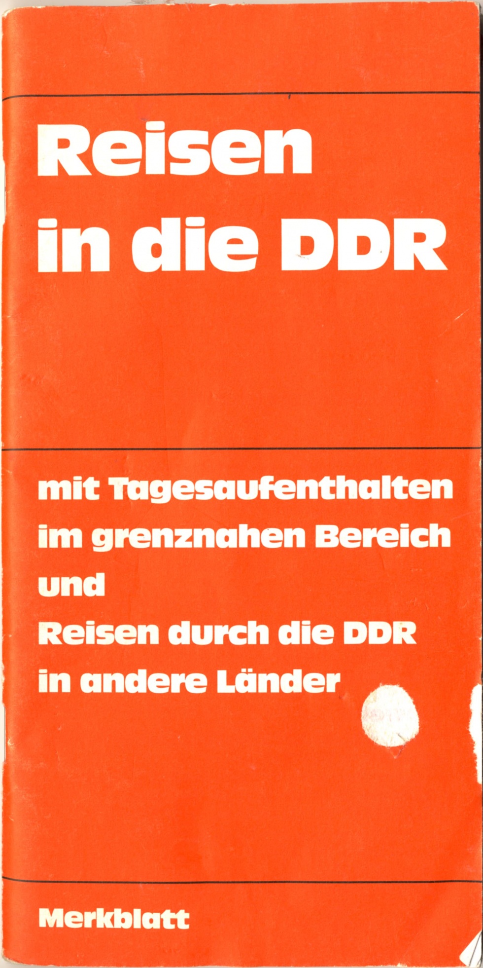 Reisen in die DDR (Museum Wolmirstedt RR-F)