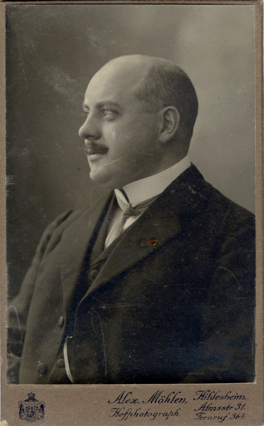 Porträtfoto Walther Ruhncke, 1909/1910 (Museum Wolmirstedt RR-F)