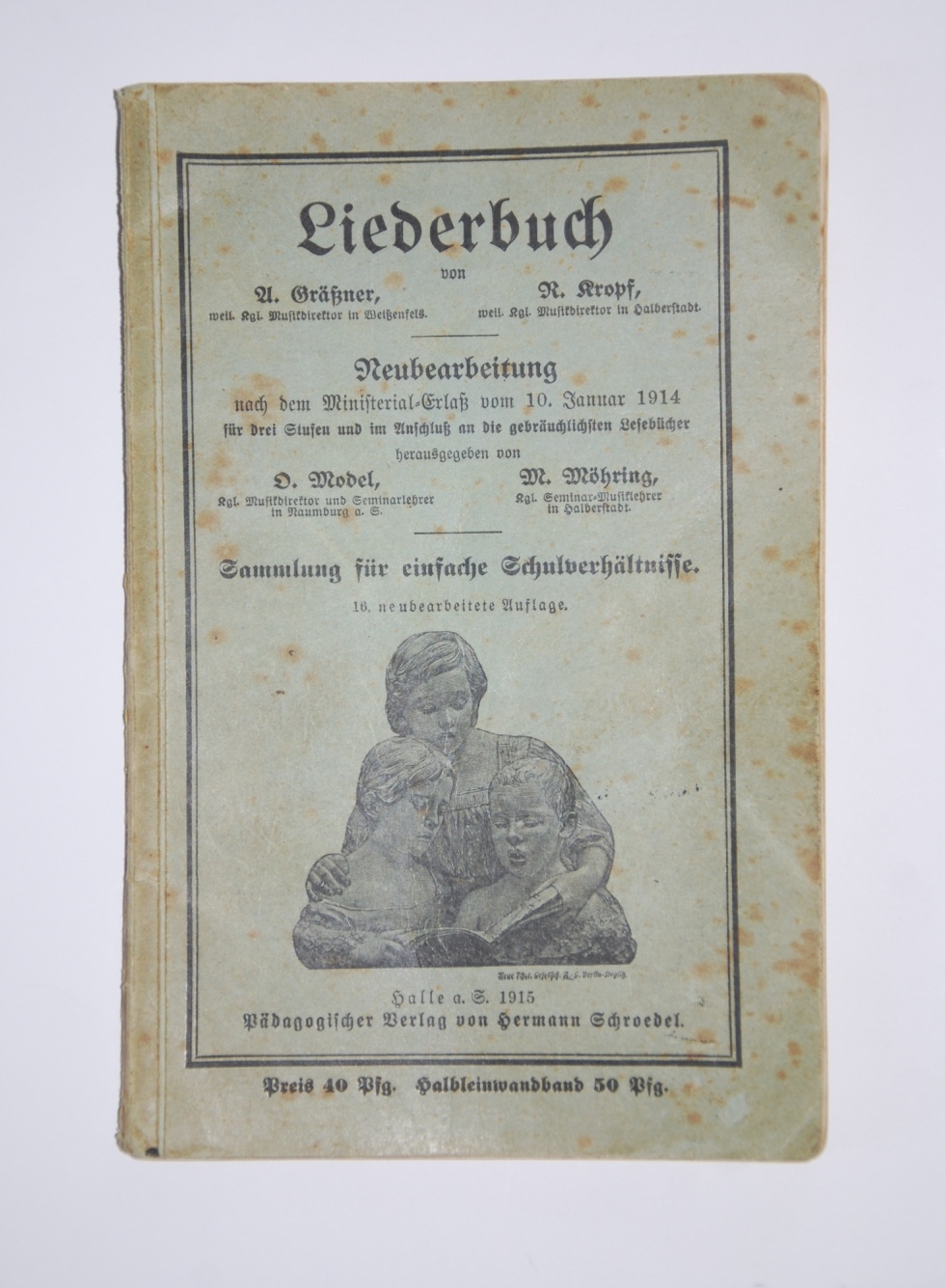 Liederbuch (Museum Schloss Moritzburg Zeitz CC BY-NC-SA)