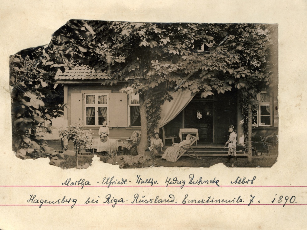 Sommerhaus der Familie Ruhncke in Hagensberg-Riga (Museum Wolmirstedt RR-F)