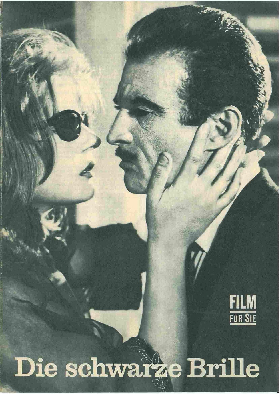 Filmprogramm Film für Sie Nr. 73/66  &quot;Die schwarze Brille&quot; (Industrie- und Filmmuseum Wolfen CC BY-NC-SA)