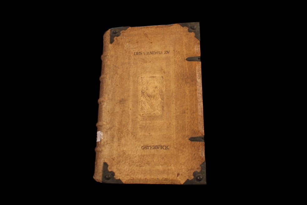 Band III der sämtlichen Werke von Dr. M. Luther (Jenaer Ausgabe 1567) (Heimatmuseum Osterwieck CC BY-NC-SA)