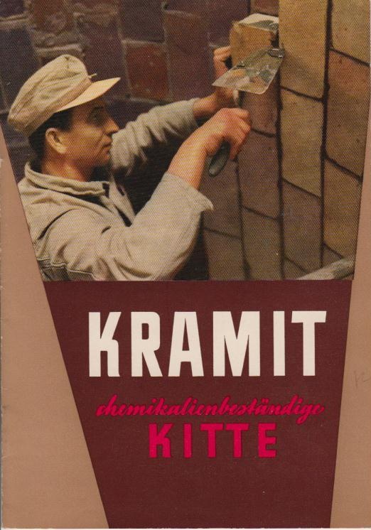 Kramit - chemikalienbeständige Kitte (Industrie- und Filmmuseum Wolfen CC BY-NC-SA)