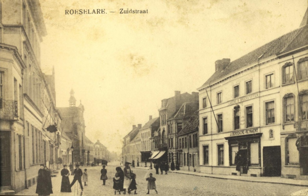 Postkartenbuch Roeselare - Postkarte Zuidstraat (Museum Wolmirstedt RR-F)