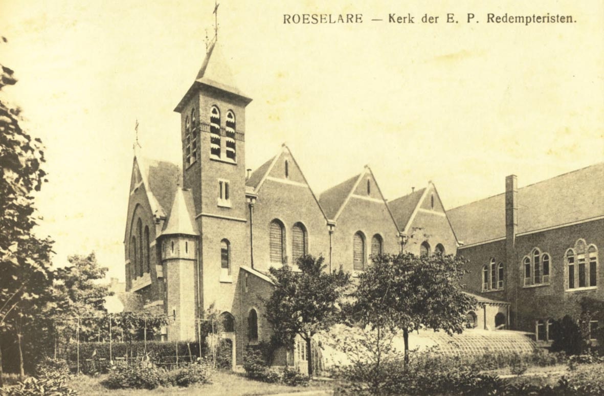 Postkartebuch Roeselare - Postkarte Kerk der E. P. Redemptersiten (Museum Wolmirstedt RR-F)