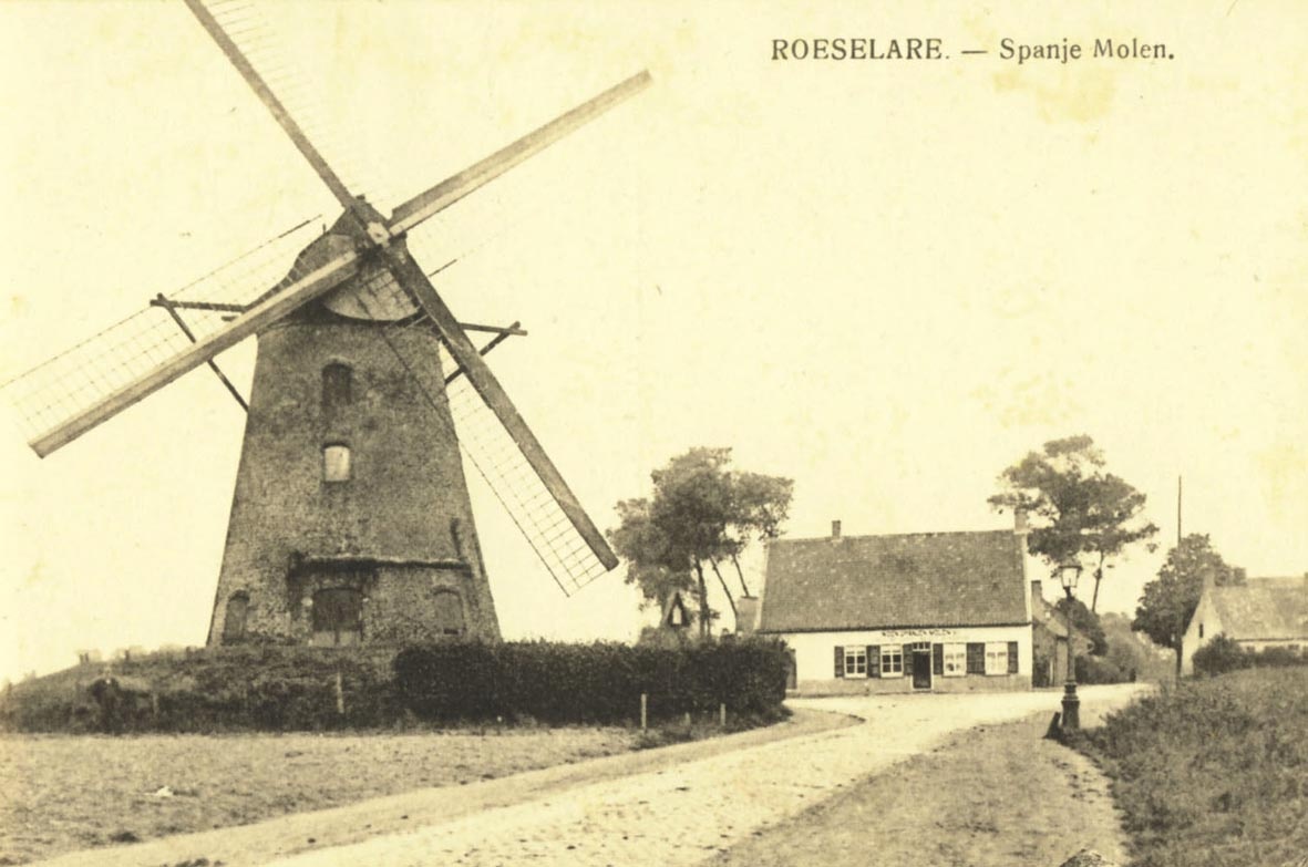 Postkartenbuch Roeselare - Postkarte Spanje Molen (Museum Wolmirstedt RR-F)
