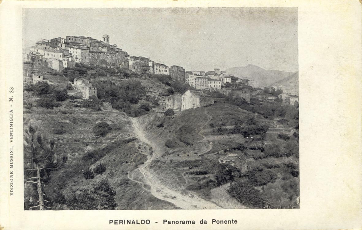 Italien - Perinaldo - Panorama da Ponente (Museum Wolmirstedt RR-F)