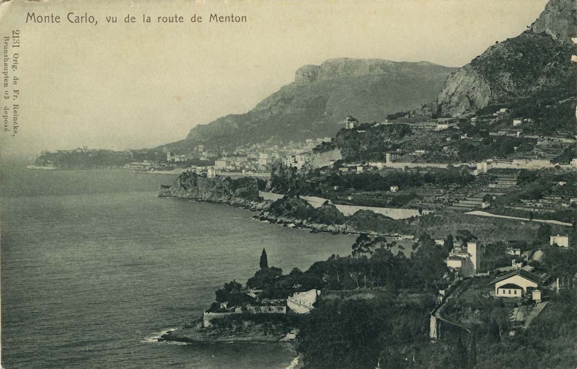 Monte Carlo, vu de la route de Menton (Museum Wolmirstedt RR-F)
