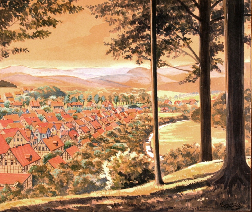 Blick vom Kupferberg (Ortsgeschichtliche Sammlung Walkenried CC BY-SA)